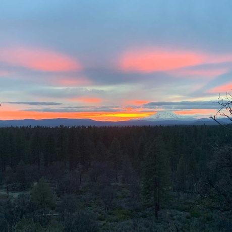 Sunset at Lassen Park