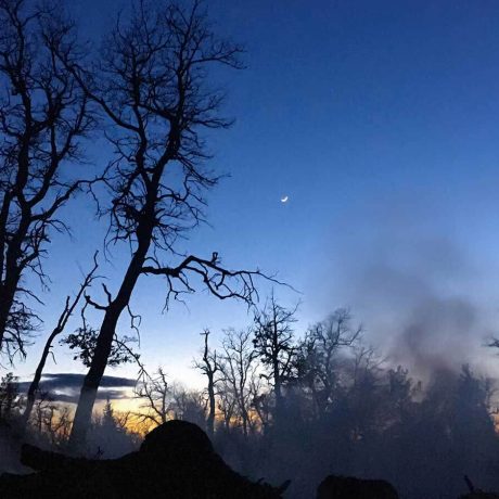 Sunset at Lassen RV Park Campground