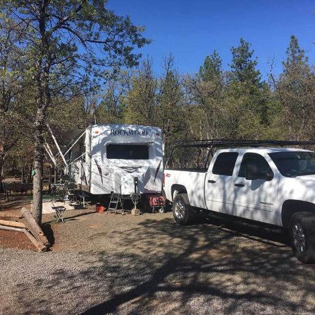 Site with Travel Trailer